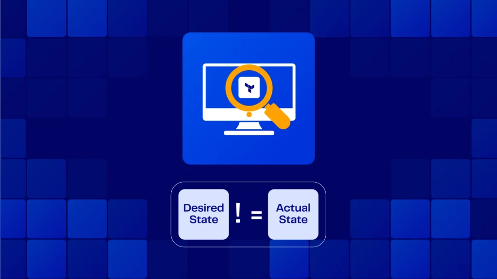 Visual of Terraform State file showing Terraform Drift Detection