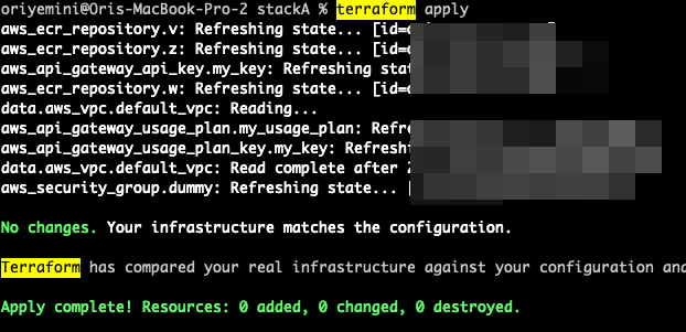 Run terraform apply