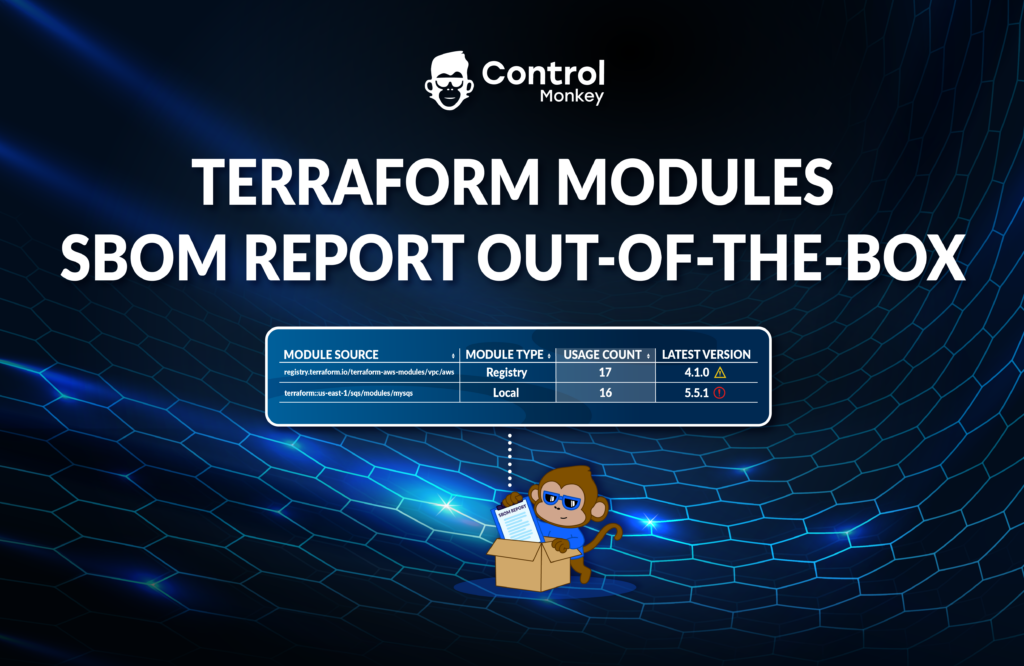 Terraform Modules SBOM Report in 1 click
