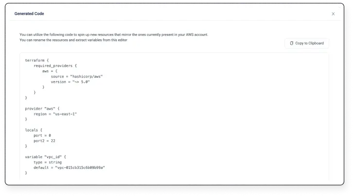 Cloud inventory Screenshot one of Env0 alternatives