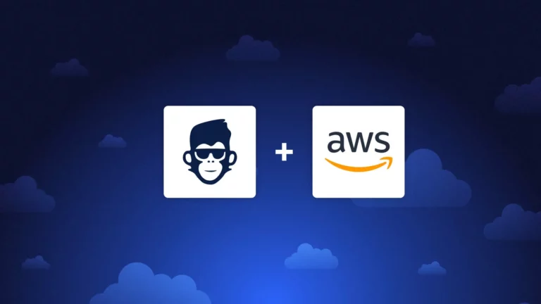 AWS Logo and ControlMonkey Logo - Showcasing Deployed on the cloud