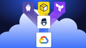 Terraform OpenTufo and Terragrunt all chanlling from ControlMonkey Icon to gcp organization-support