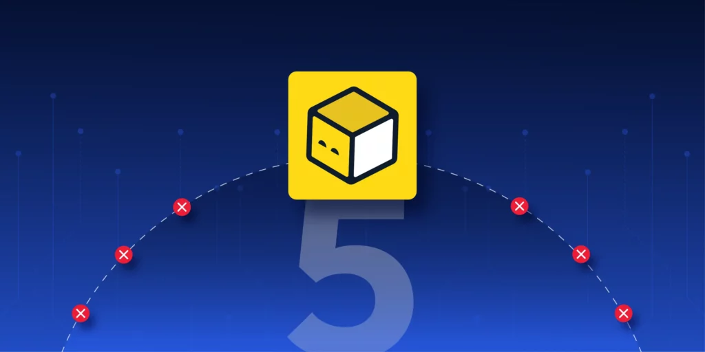 OpenTofu logo above five error markers representing common Infrastructure as Code pitfalls