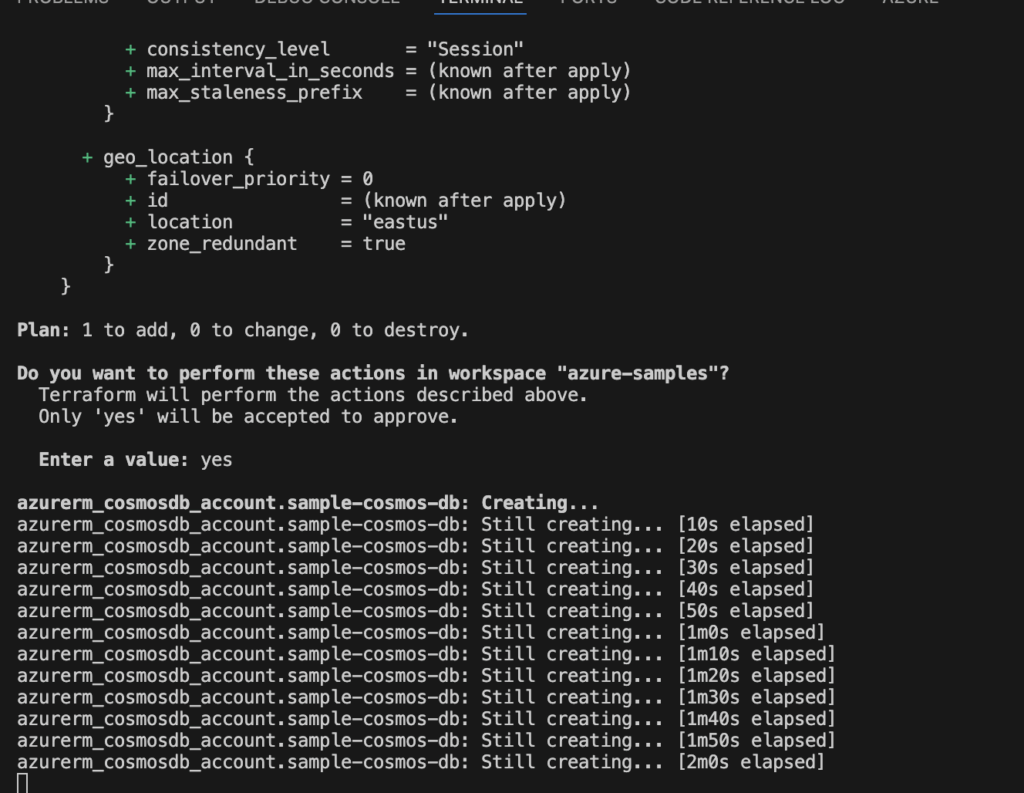 Terraform Apply Output to create Azure Terraform Automation 