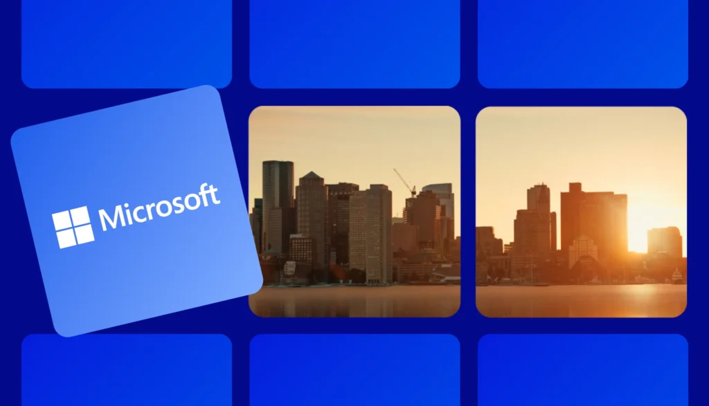 Boston Tour with Microsfot Logo