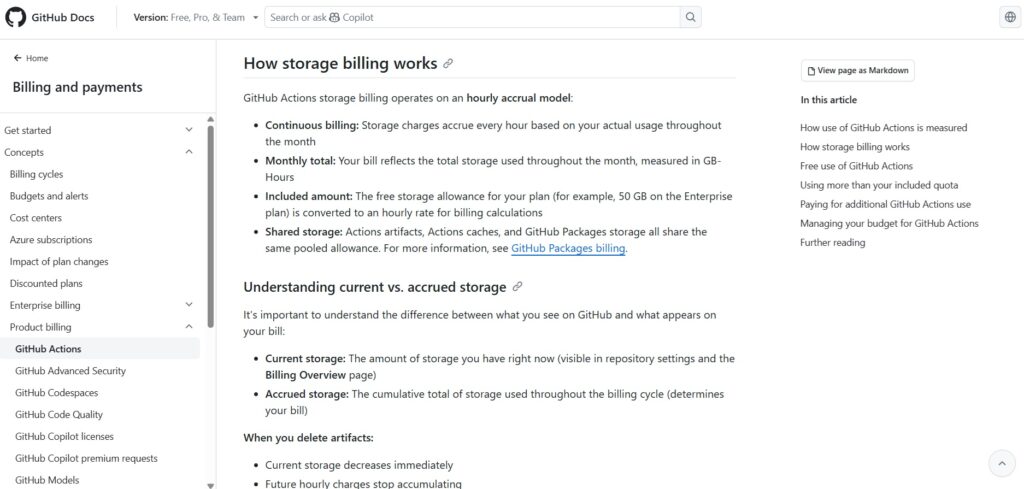 GitHub Actions Pricing