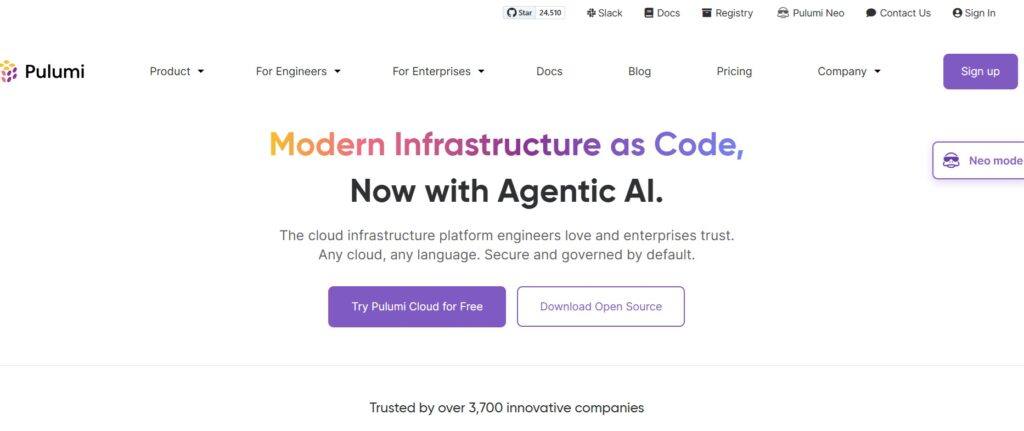 Alternative to Terraform Cloud #3: Pulumi Cloud