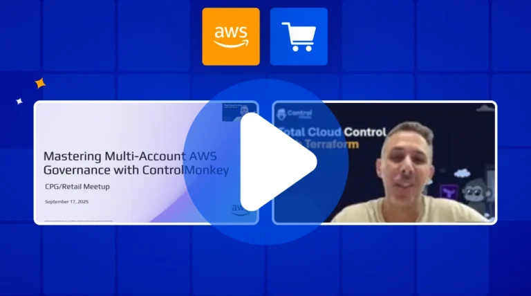 Retail Cloud Multi-Account AWS Governance with ControlMonkey 