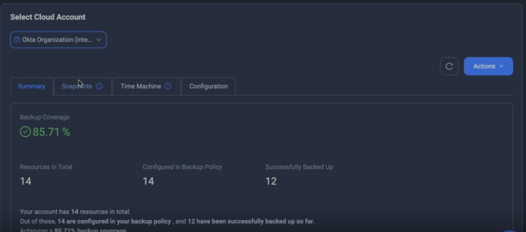 ControlMonkey's Okta backup Total identity control