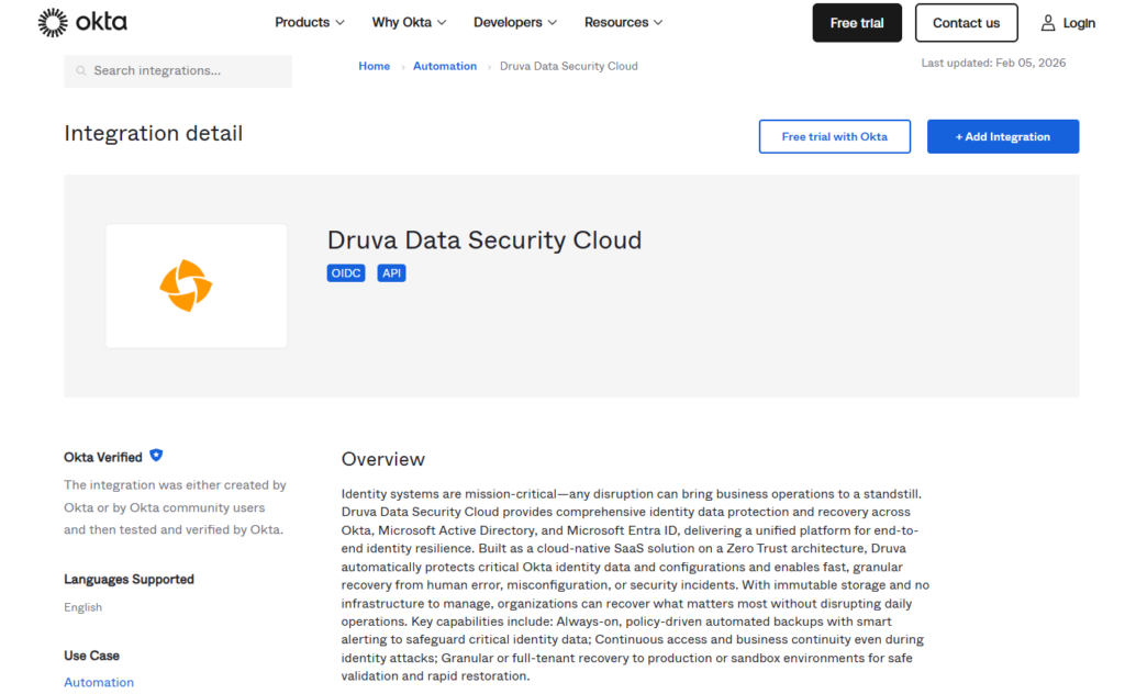 Druva Data Security Cloud