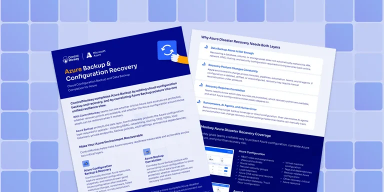 Azure Backup and Configuration Recovery Datasheet