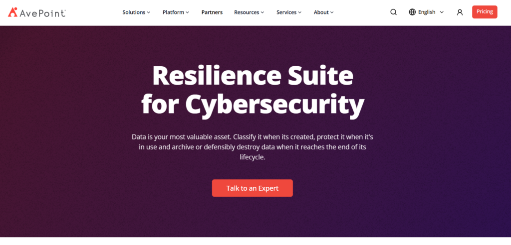 AvePoint Confidence Platform