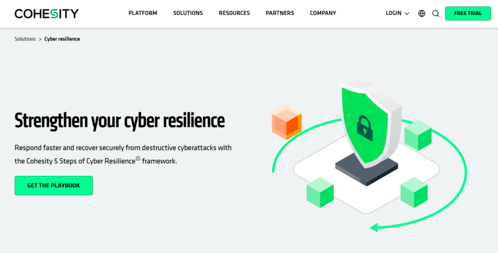 Cohesity - Cyber Resilience Solution
